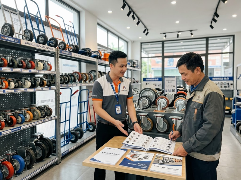 Doanh nghiệp bánh xe đẩy nên tìm đại lý phân phối bằng cách nào?